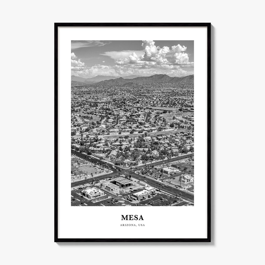 Mesa Classic Poster, framed poster mockup