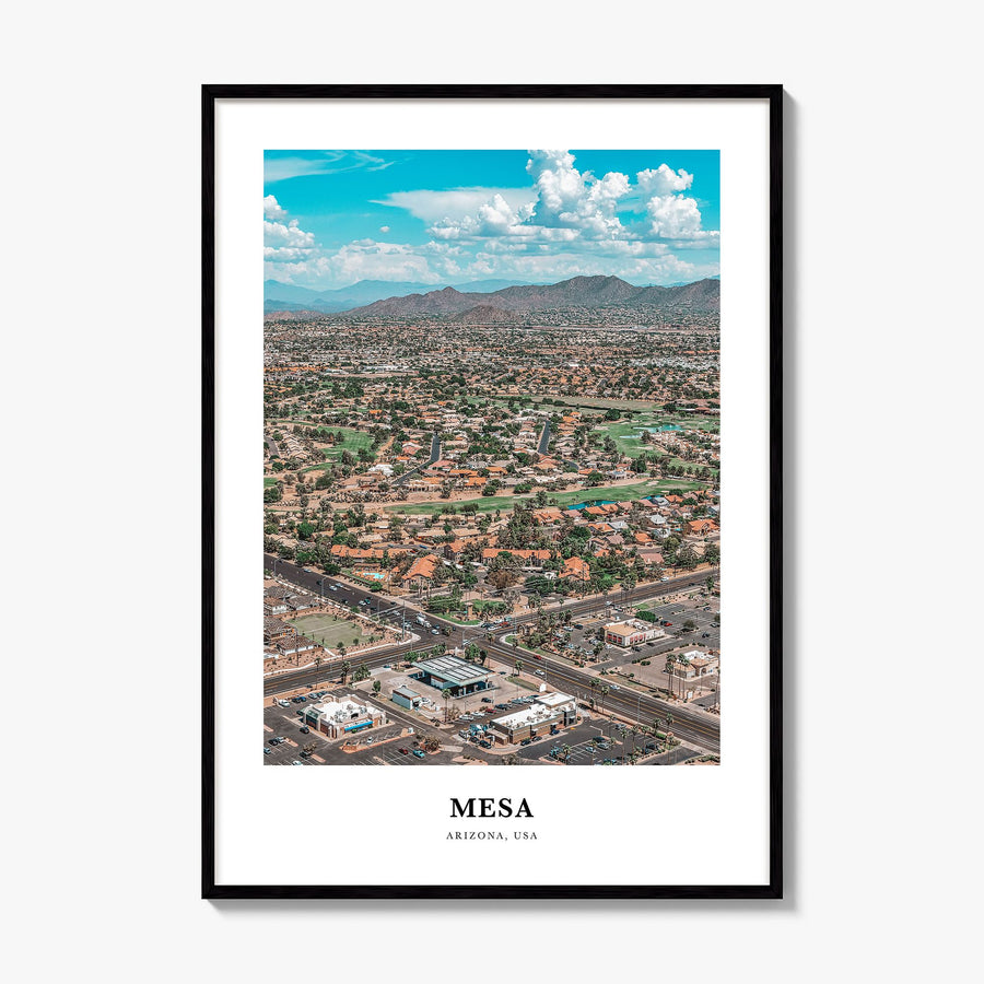 Mesa Classic Poster, framed poster mockup