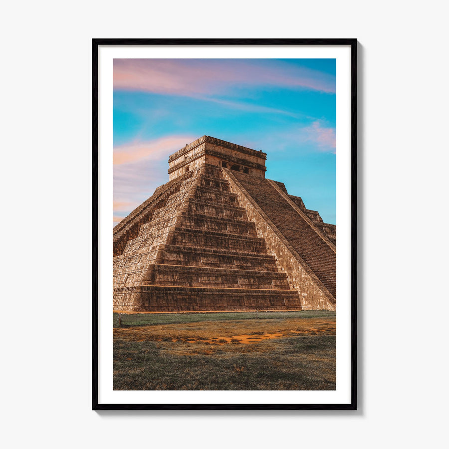 Mexico City Photo No 3 Poster, framed poster mockup, white border