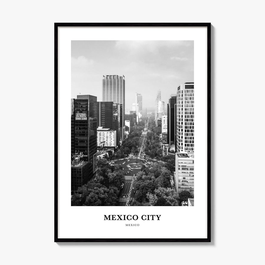 Mexico City Classic No 1 Poster, framed poster mockup