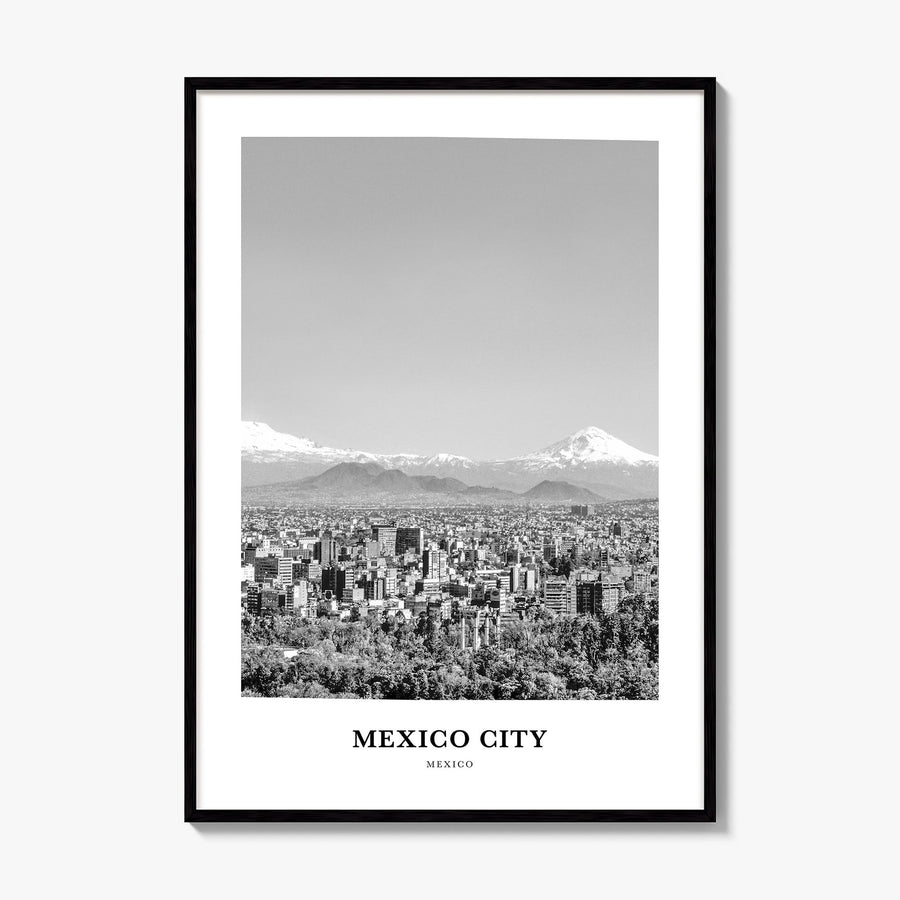 Mexico City Classic No 3 Poster, framed poster mockup