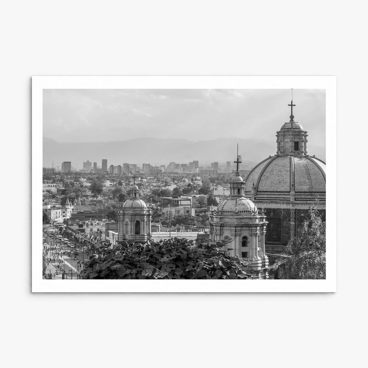 Mexico Photo Poster, print only (unframed), white border