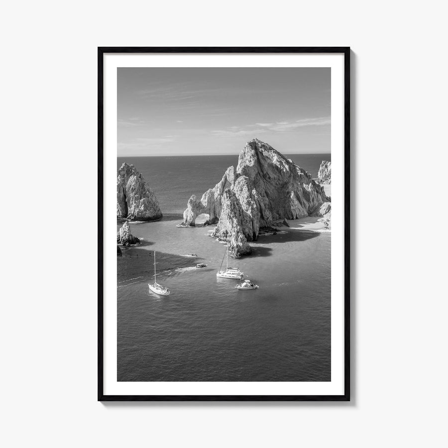 Mexico no. 1 black & white photo poster of North America – vertical wall art, unframed print shown in interior mockup