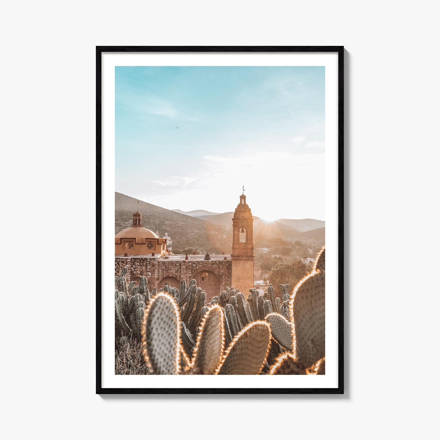 Mexico no. 1 colorful photo poster of North America – vertical wall art, unframed print shown in interior mockup