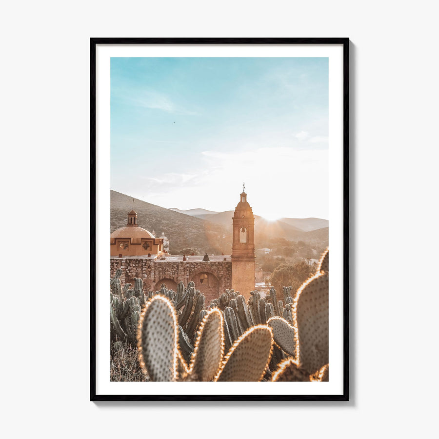 Mexico Photo No 1 Poster, framed poster mockup, white border