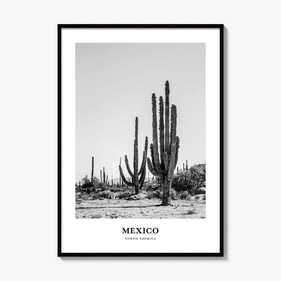 Mexico Classic No 1 Poster, framed poster mockup