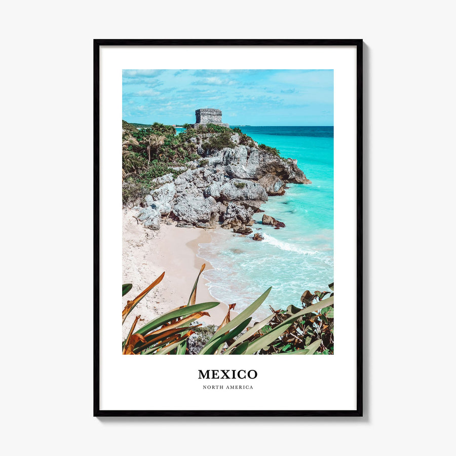Mexico Classic No 2 Poster, framed poster mockup