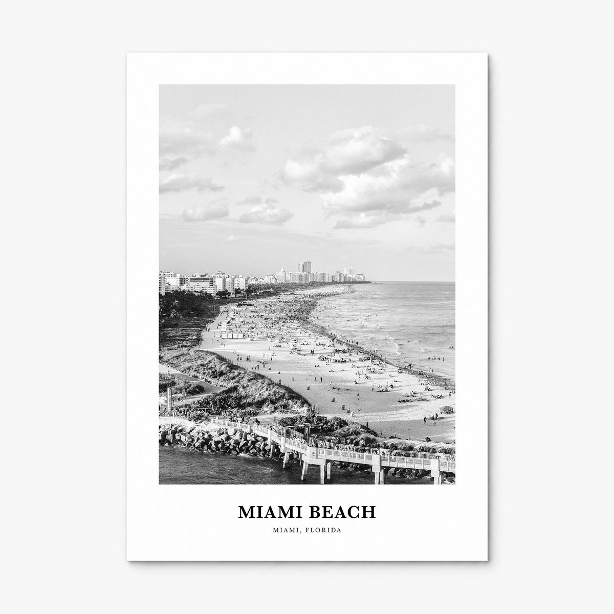 Miami Beach Classic Poster, print only (unframed)