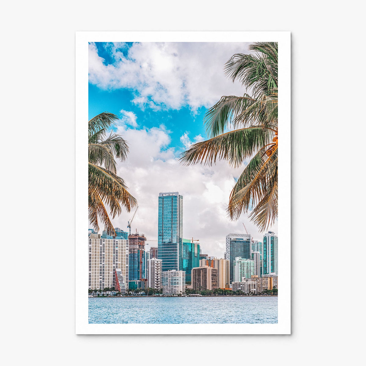 Miami Photo No 1 Poster, print only (unframed), white border