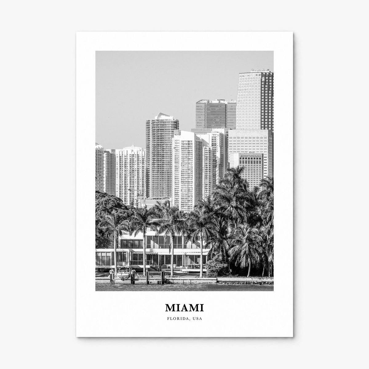 Miami Classic No 2 Poster, print only (unframed)