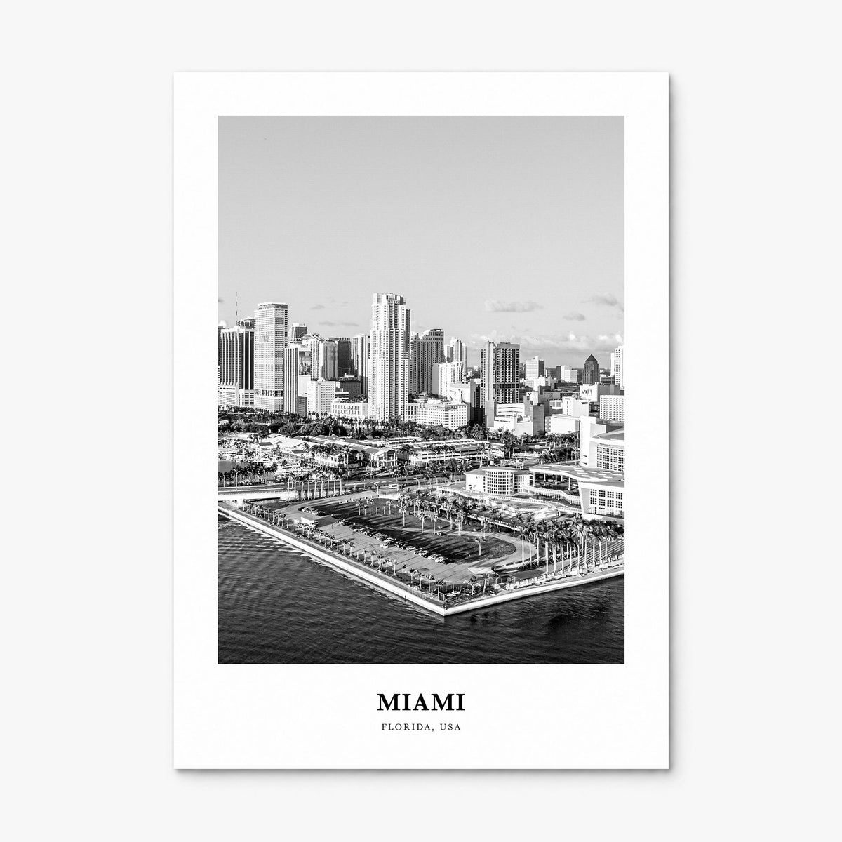 Miami Classic No 4 Poster, print only (unframed)