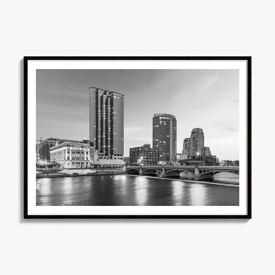 Michigan Photo Poster, framed poster mockup, white border