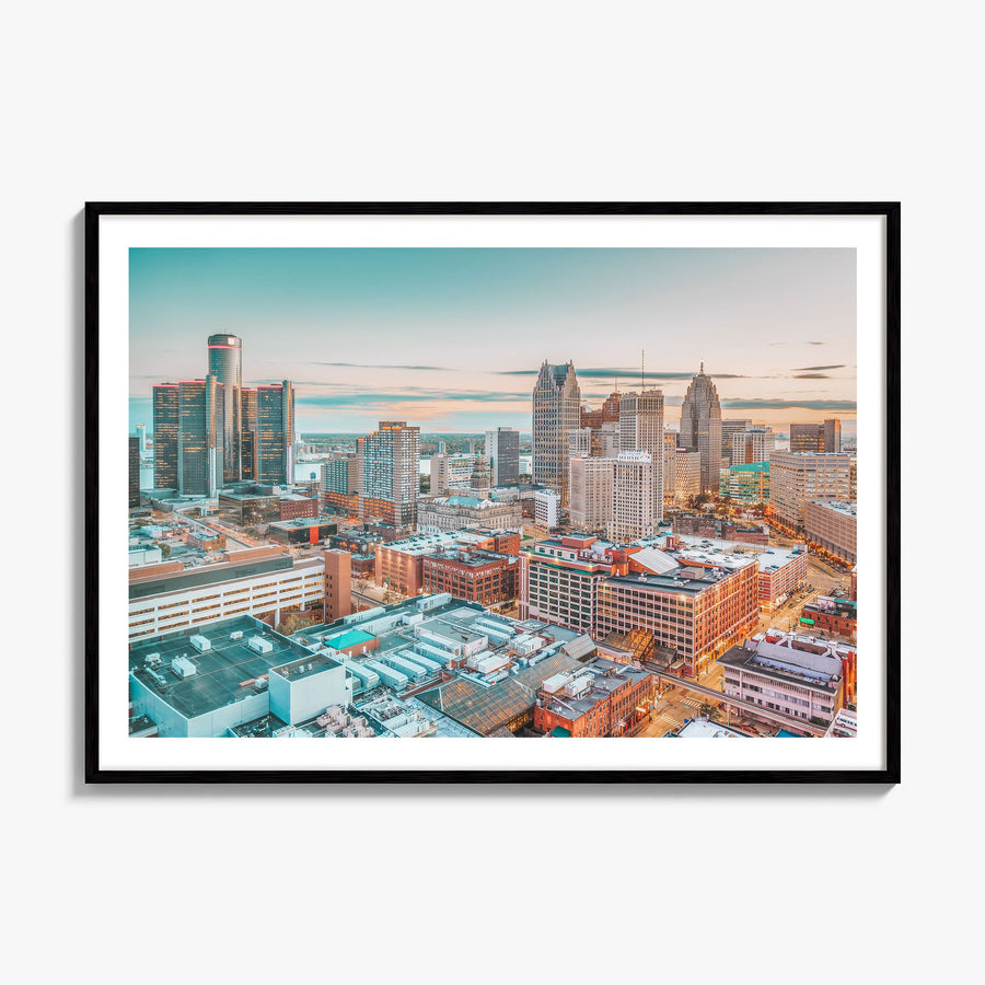 Michigan Photo Poster, framed poster mockup, white border