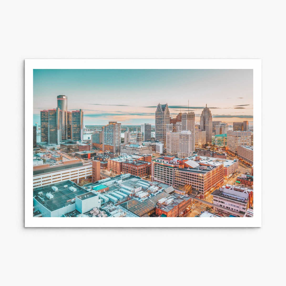 Michigan Photo Poster, print only (unframed), white border