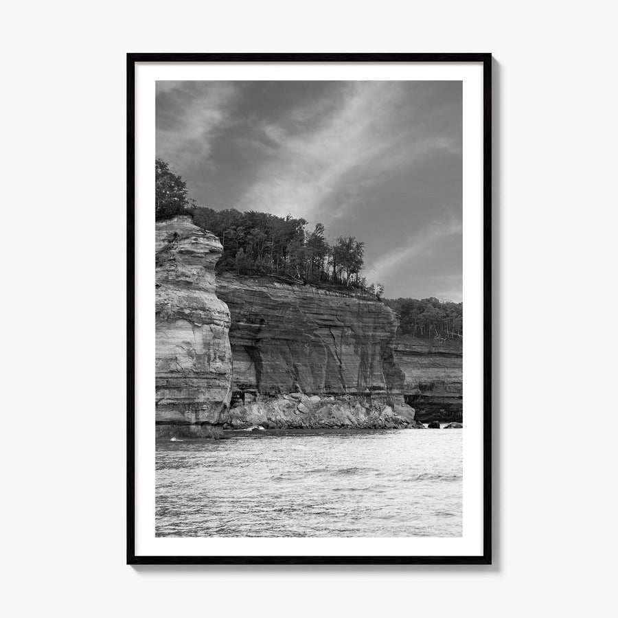 Michigan Photo No 1 Poster, framed poster mockup, white border