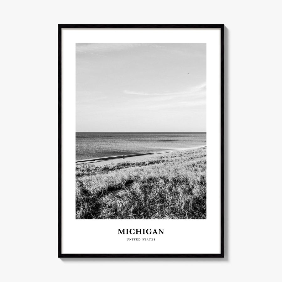 Michigan Classic No 2 Poster, framed poster mockup