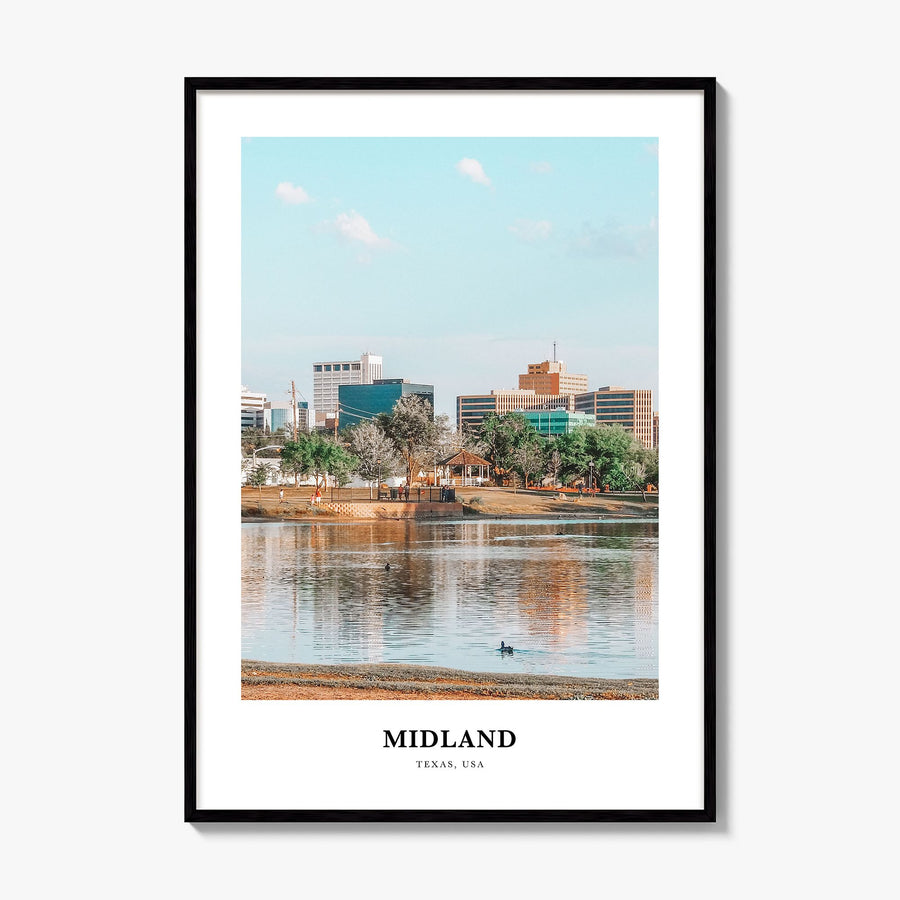Midland Classic Poster, framed poster mockup