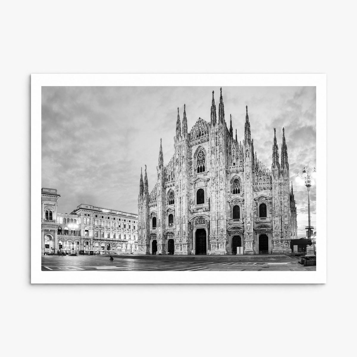Milan Photo Poster, print only (unframed), white border