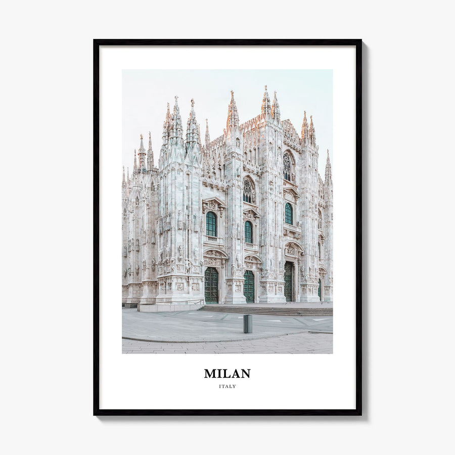 Milan Classic Poster, framed poster mockup