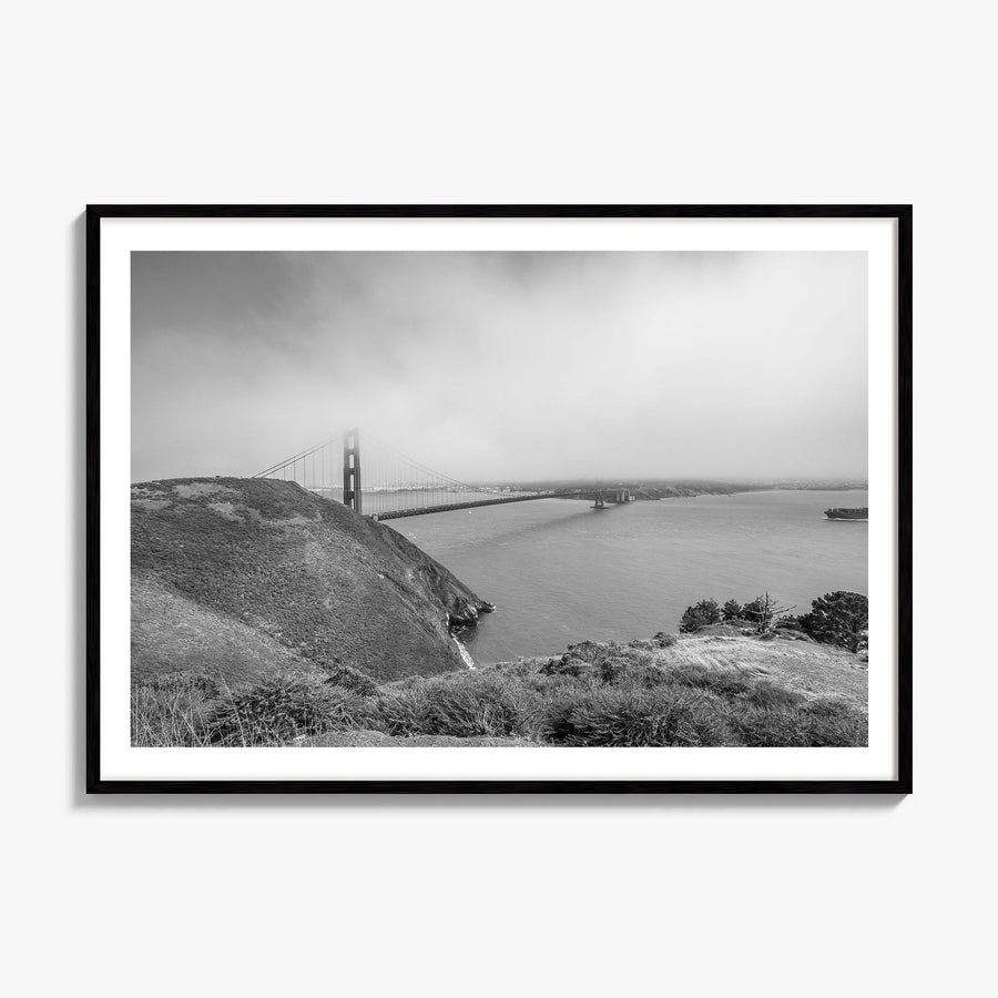 Mill Valley Photo Poster, framed poster mockup, white border