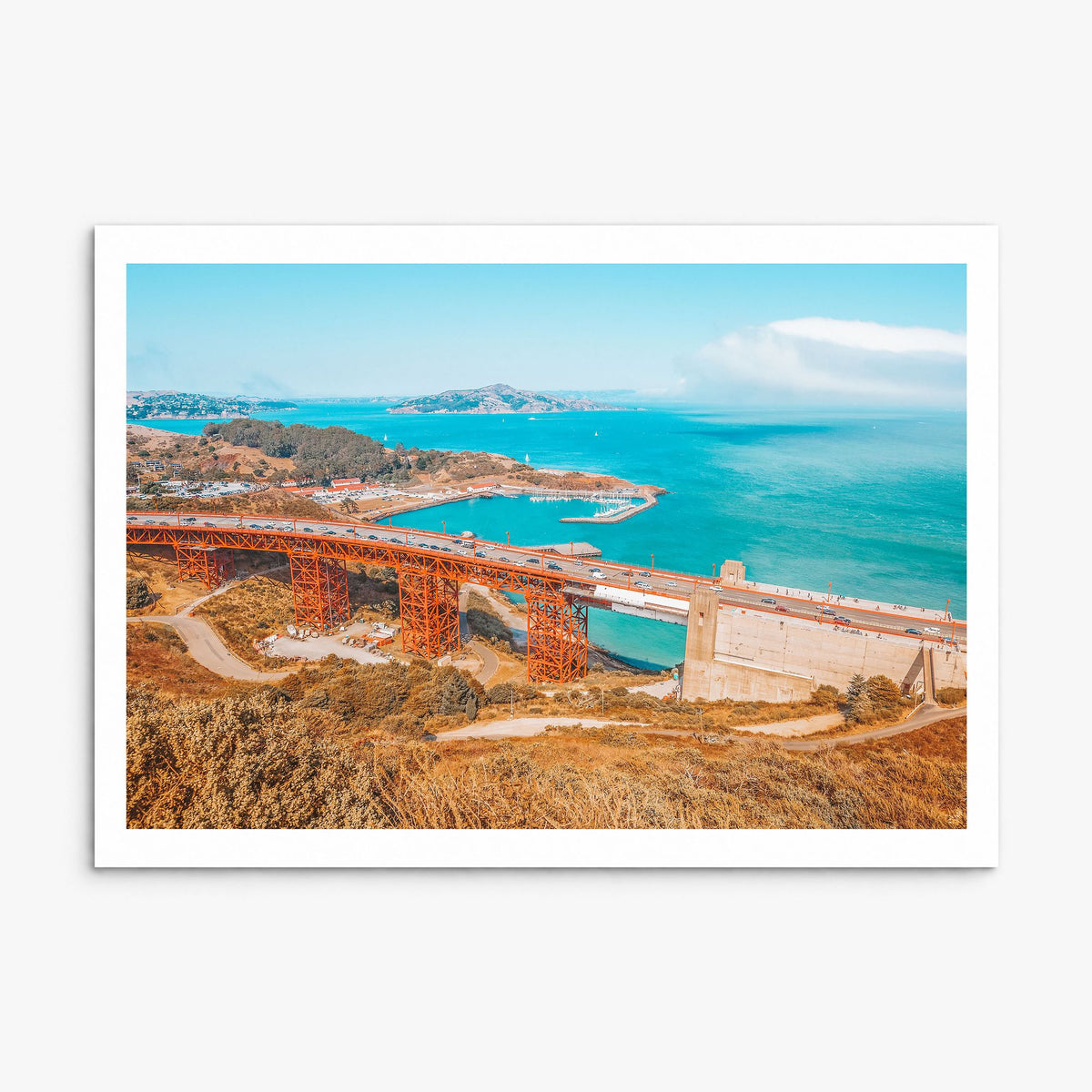 Mill Valley Photo Poster, print only (unframed), white border