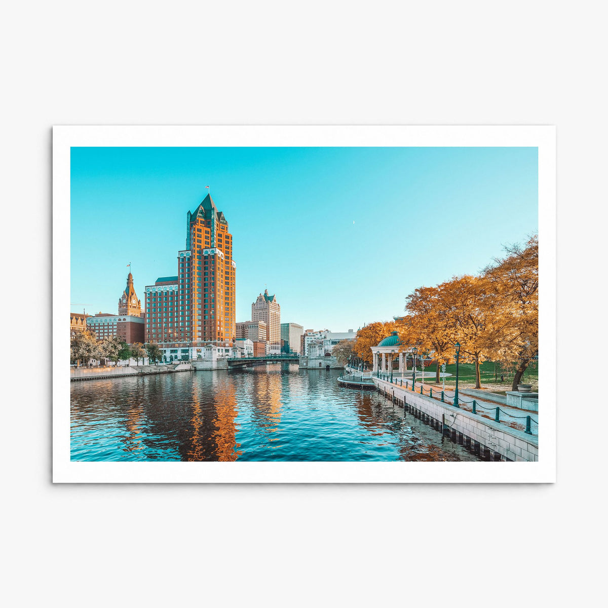 Milwaukee Photo Poster, print only (unframed), white border
