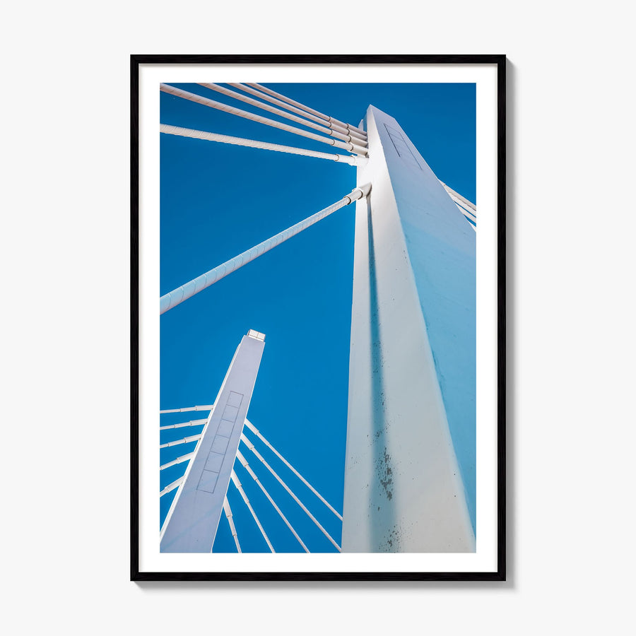 Milwaukee Photo No 2 Poster, framed poster mockup, white border