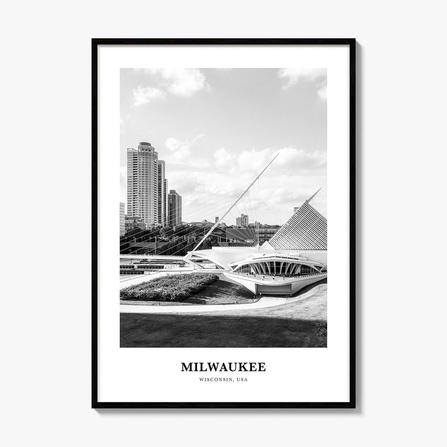 Milwaukee Classic No 2 Poster, framed poster mockup