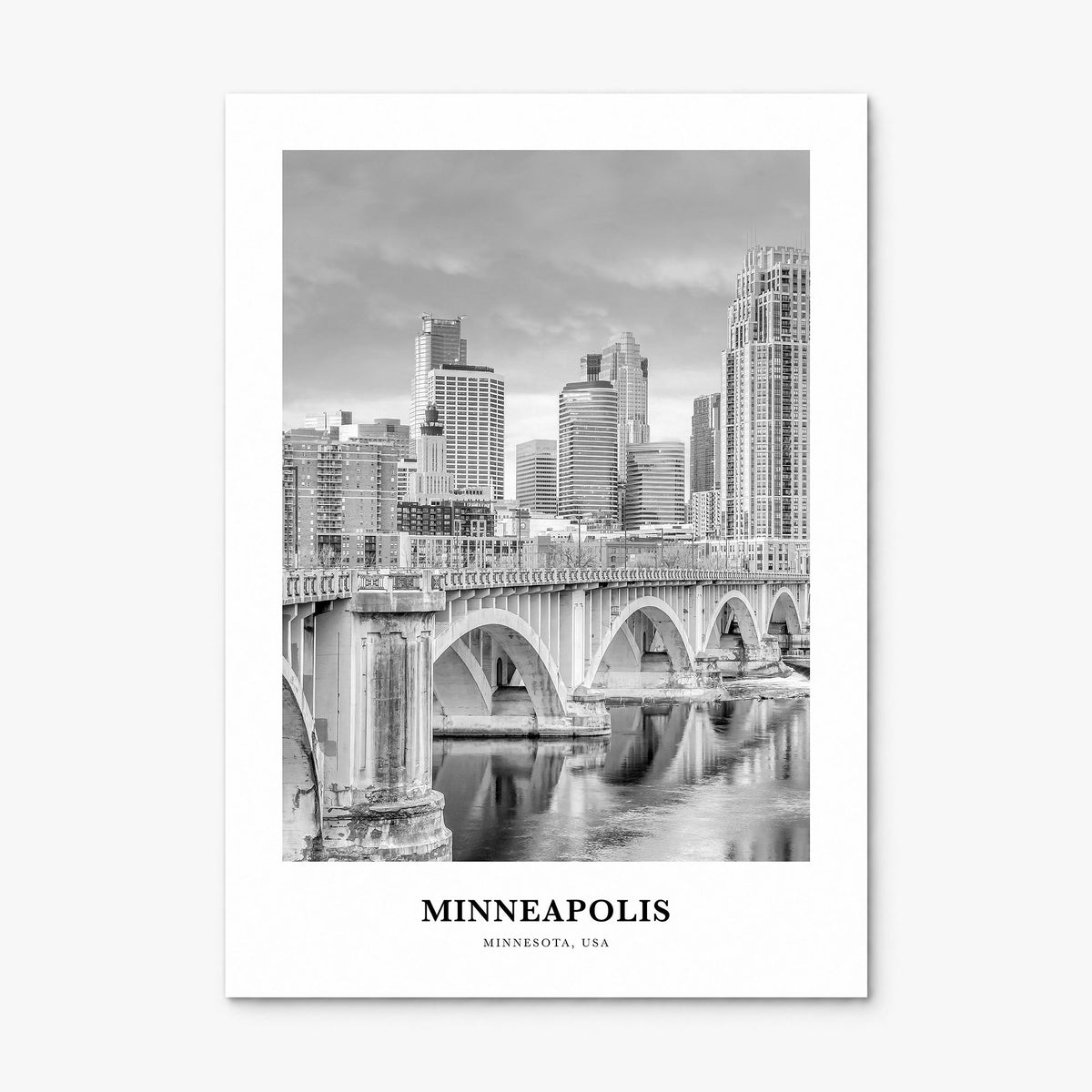 Minneapolis Classic No 1 Poster, print only (unframed)