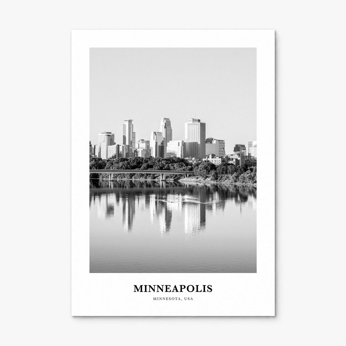 Minneapolis Classic No 2 Poster, print only (unframed)