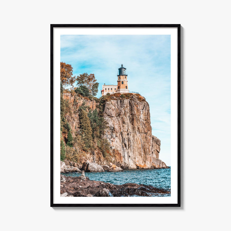 Minnesota no. 1 colorful photo poster of United States – vertical wall art, unframed print shown in interior mockup