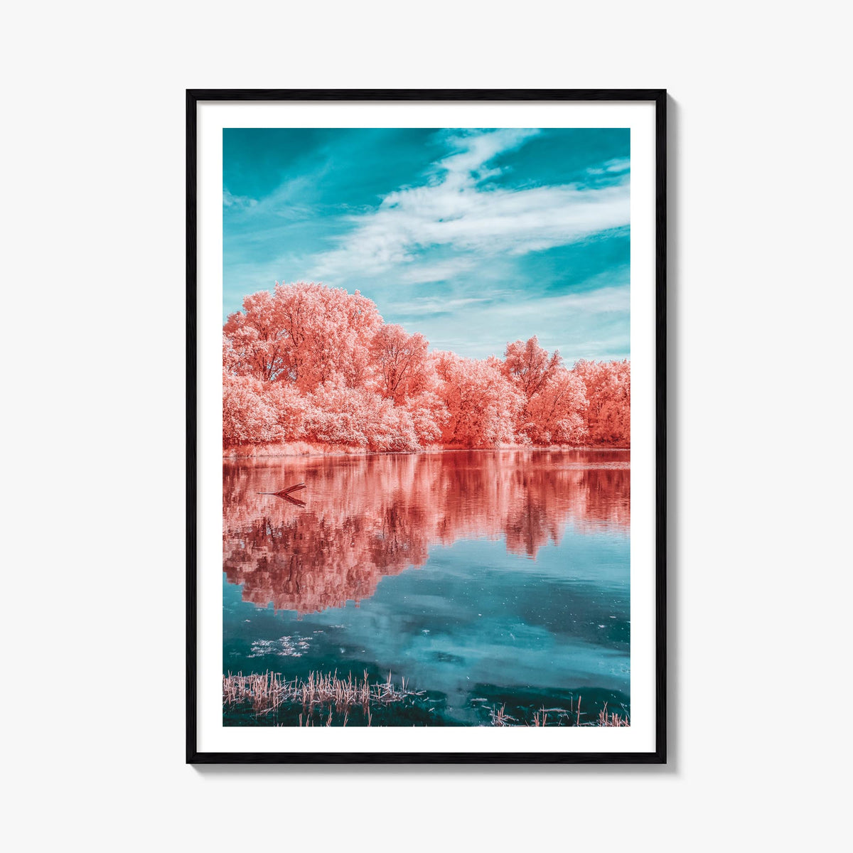 Minnesota no. 3 colorful photo poster of United States – vertical wall art, unframed print shown in interior mockup