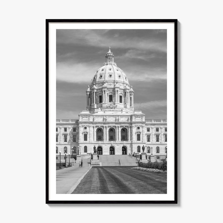 Minnesota Photo No 1 Poster, framed poster mockup, white border