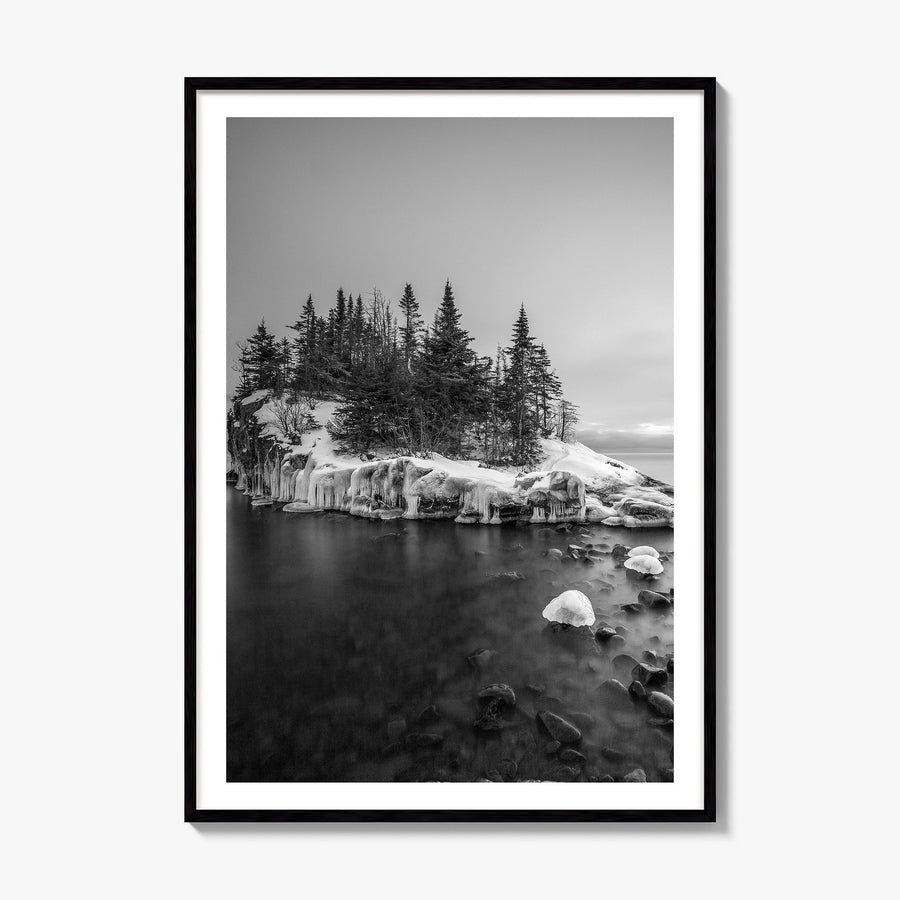 Minnesota Photo No 2 Poster, framed poster mockup, white border