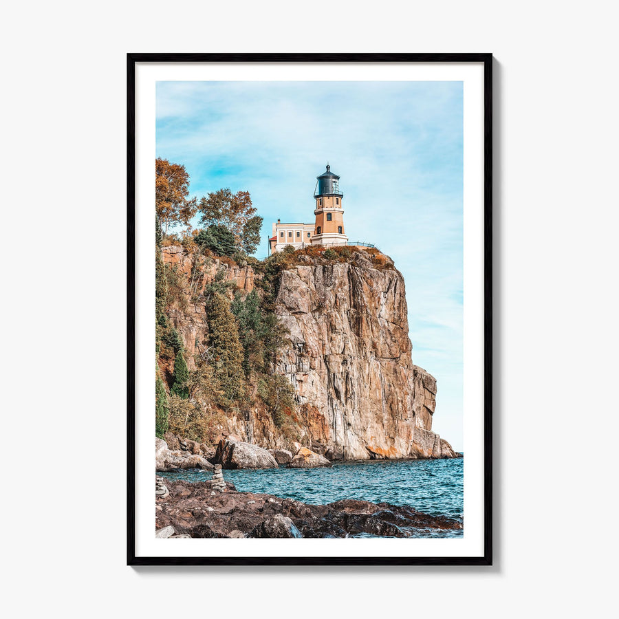 Minnesota Photo No 1 Poster, framed poster mockup, white border
