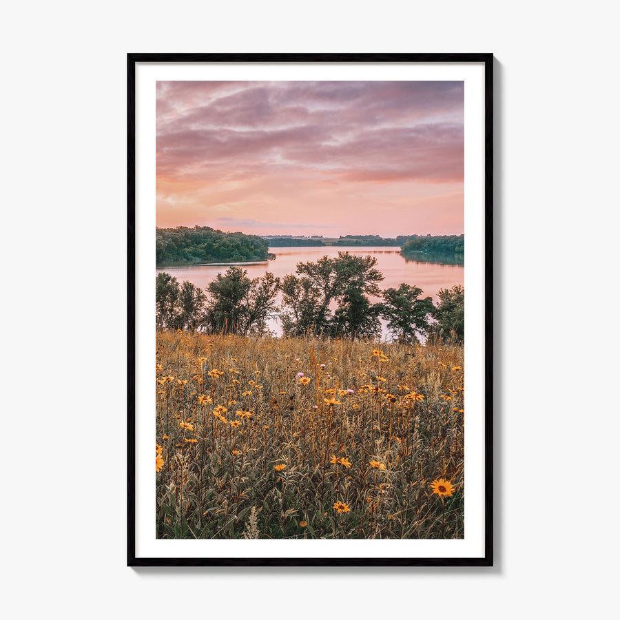Minnesota Photo No 2 Poster, framed poster mockup, white border