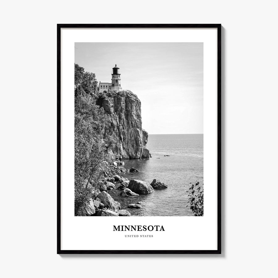 Minnesota Classic Poster, framed poster mockup