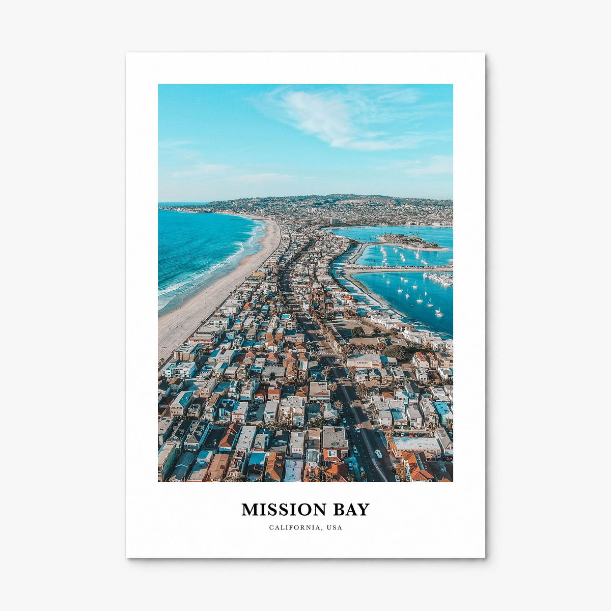 Mission Bay Classic Poster, print only (unframed)