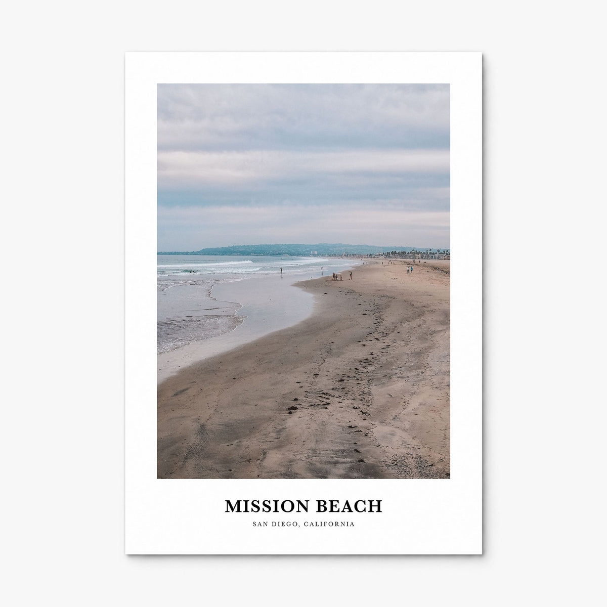 Mission Beach, San Diego Classic No 1 Poster, print only (unframed)