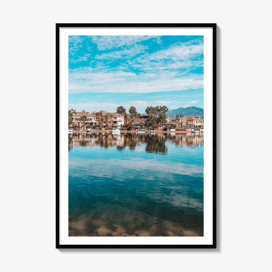 Mission Viejo Photo Poster, framed poster mockup, white border