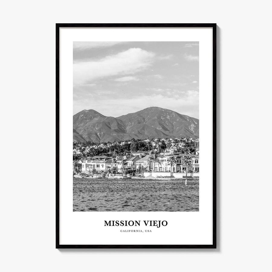 Mission Viejo Classic Poster, framed poster mockup