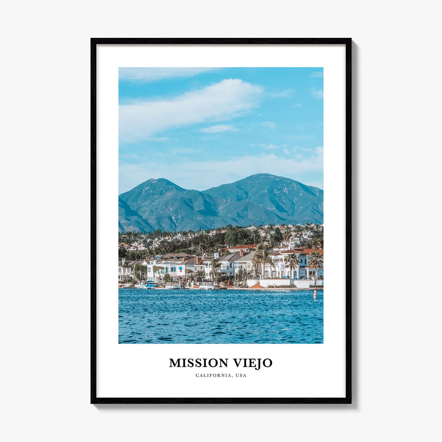 Mission Viejo Classic Poster, framed poster mockup