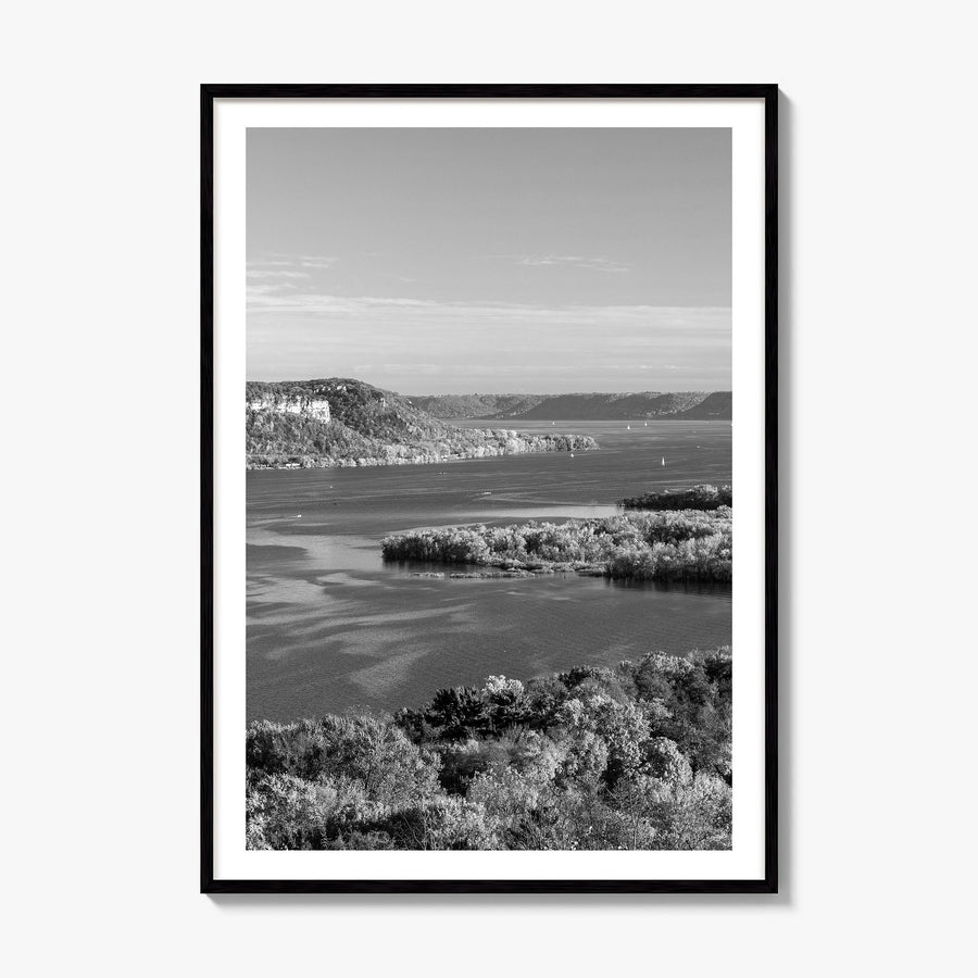 Mississippi Photo Poster, framed poster mockup, white border