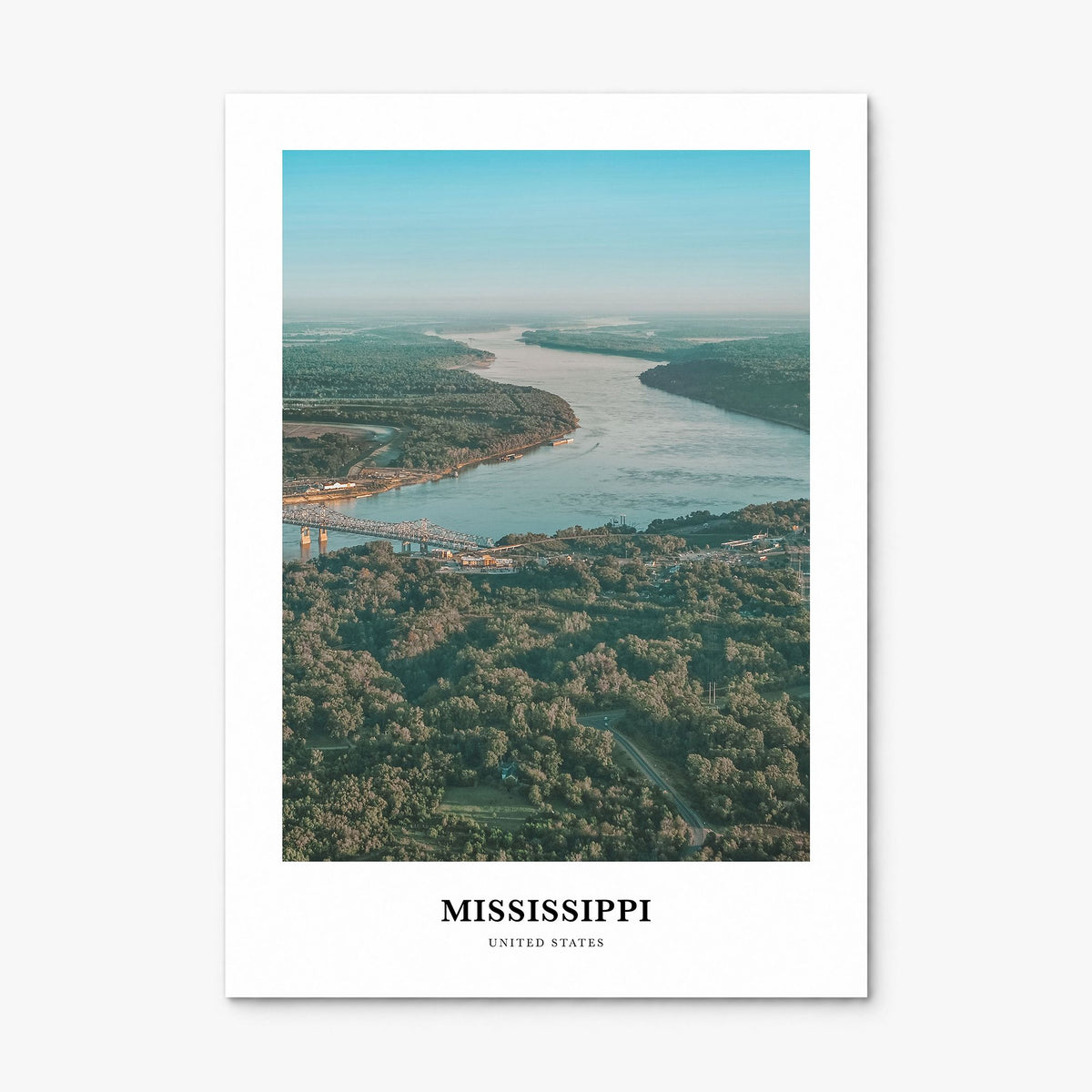 Mississippi Classic No 2 Poster, print only (unframed)
