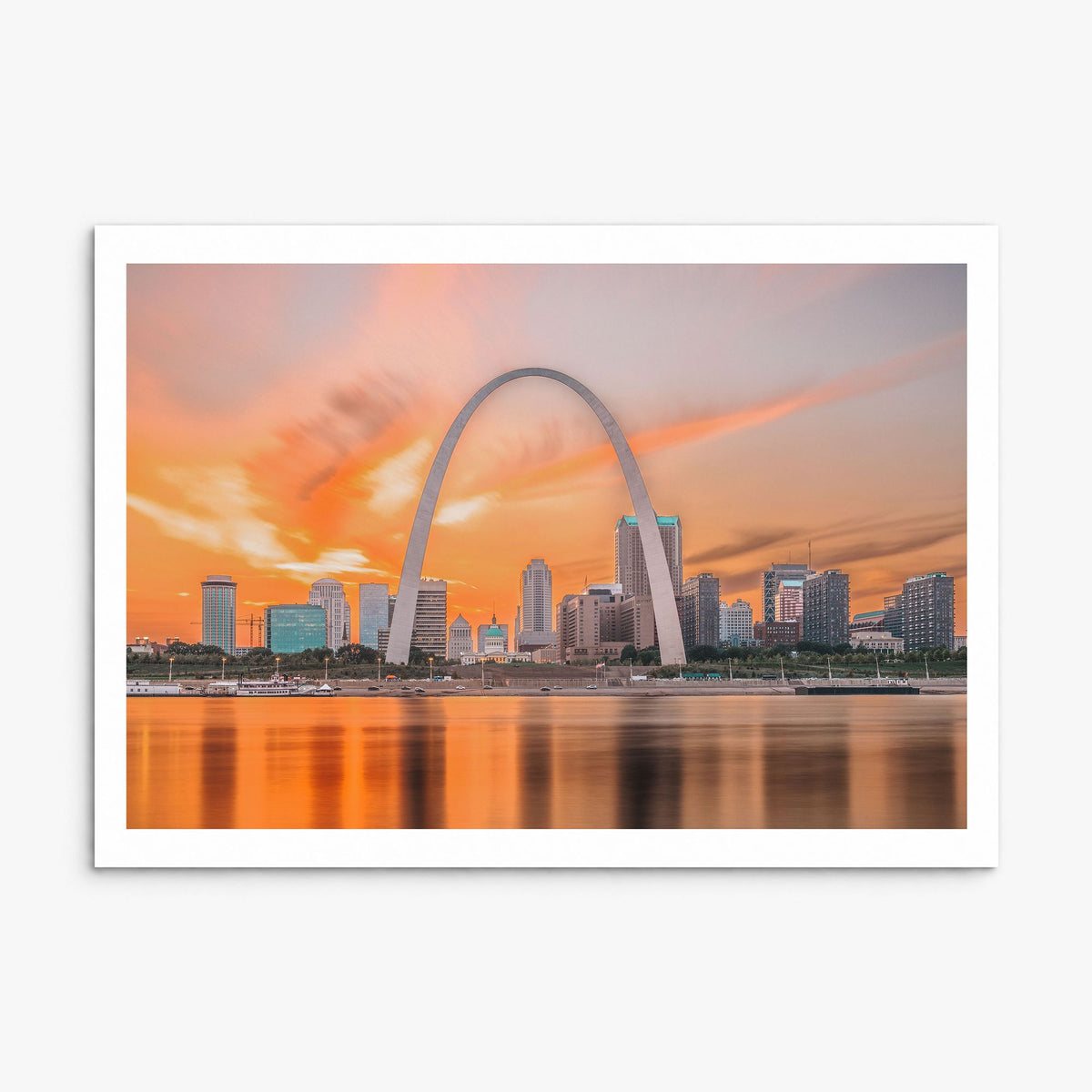 Missouri Photo Poster, print only (unframed), white border