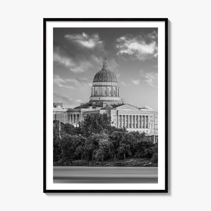 Missouri Photo Poster, framed poster mockup, white border