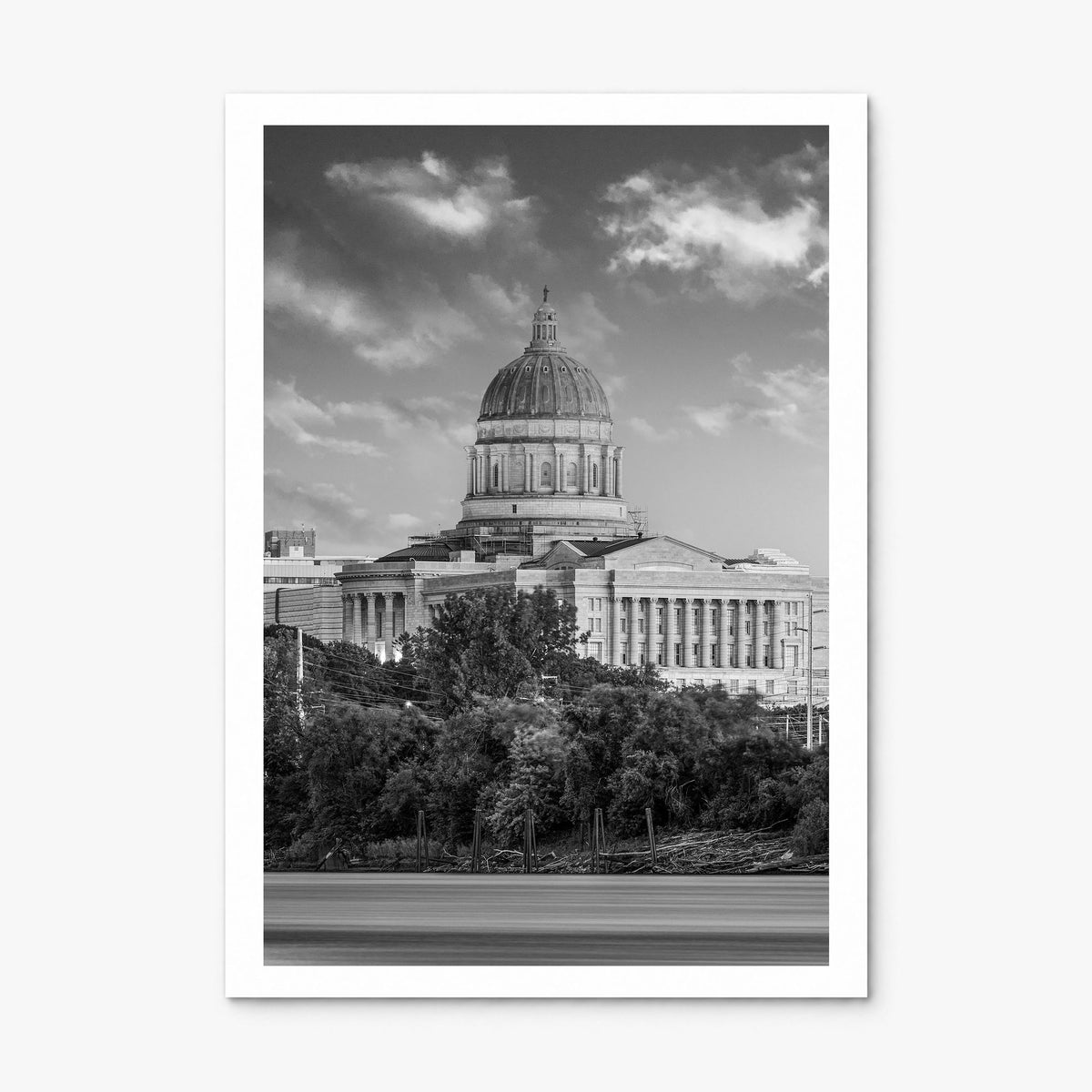 Missouri Photo Poster, print only (unframed), white border