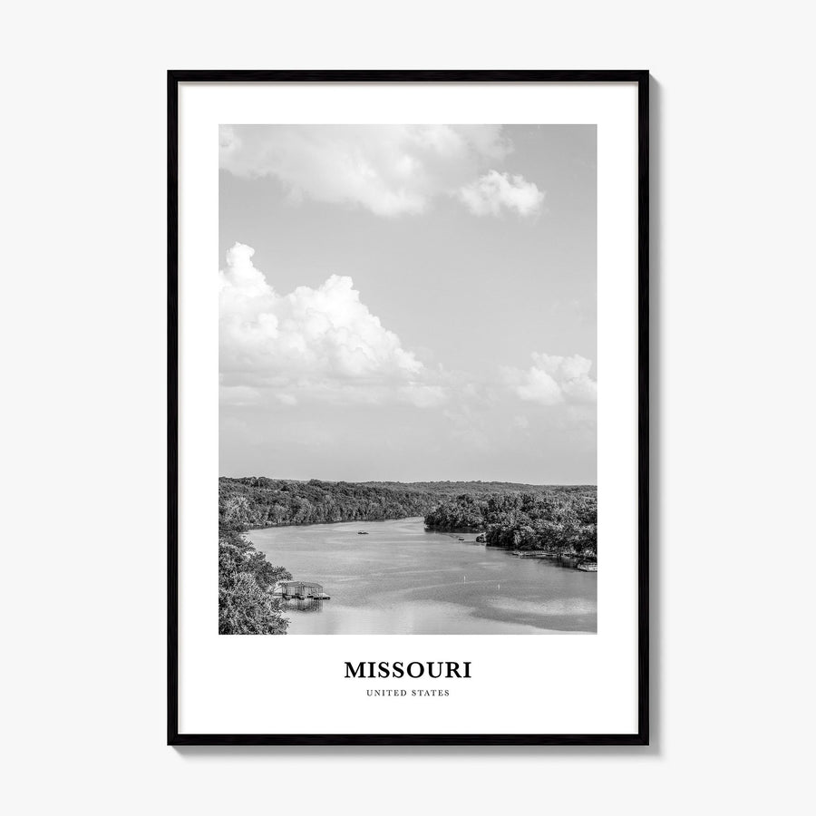 Missouri Classic No 2 Poster, framed poster mockup