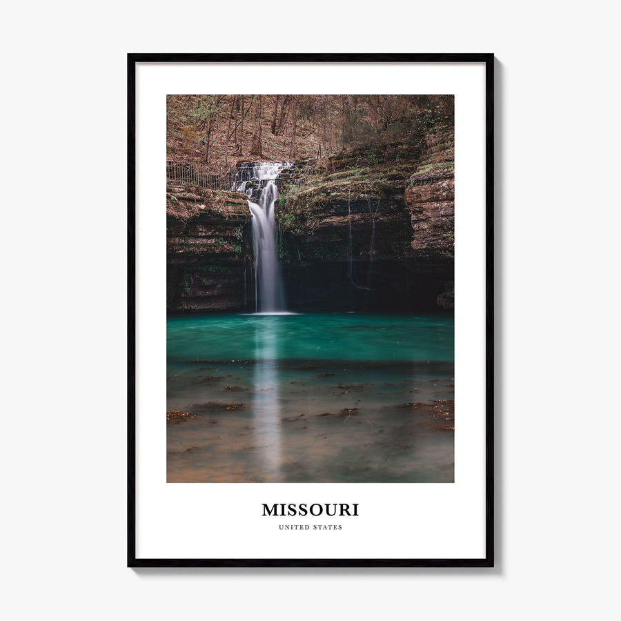 Missouri Classic Poster, framed poster mockup