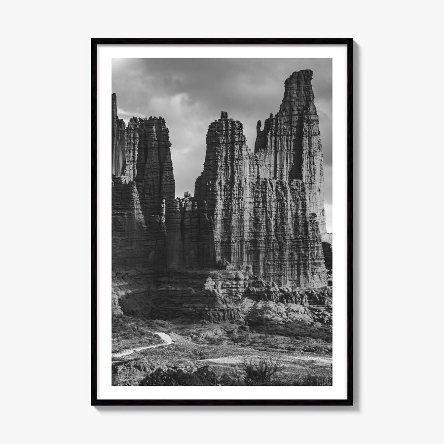 Moab Photo Poster, framed poster mockup, white border